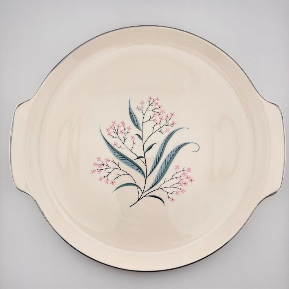 Vintage Alliance China Regal 22K Gold Floral Tray 11½″ Handles – Fast Ship